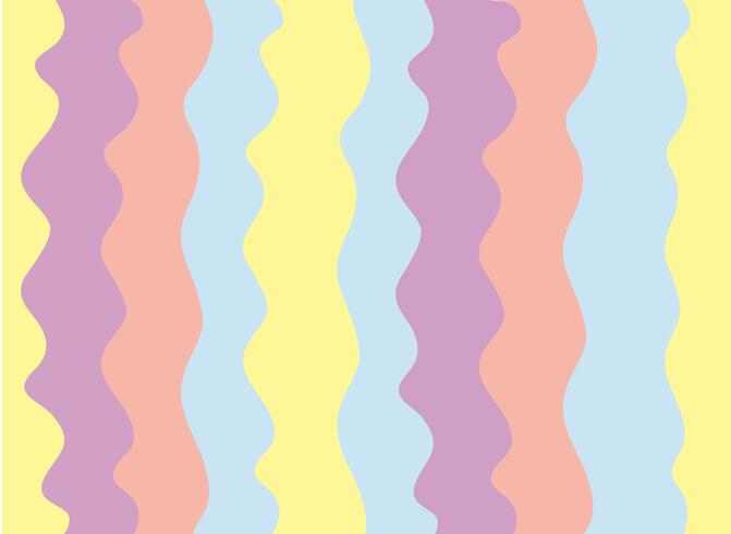 cute soft rainbow line background vector illustration