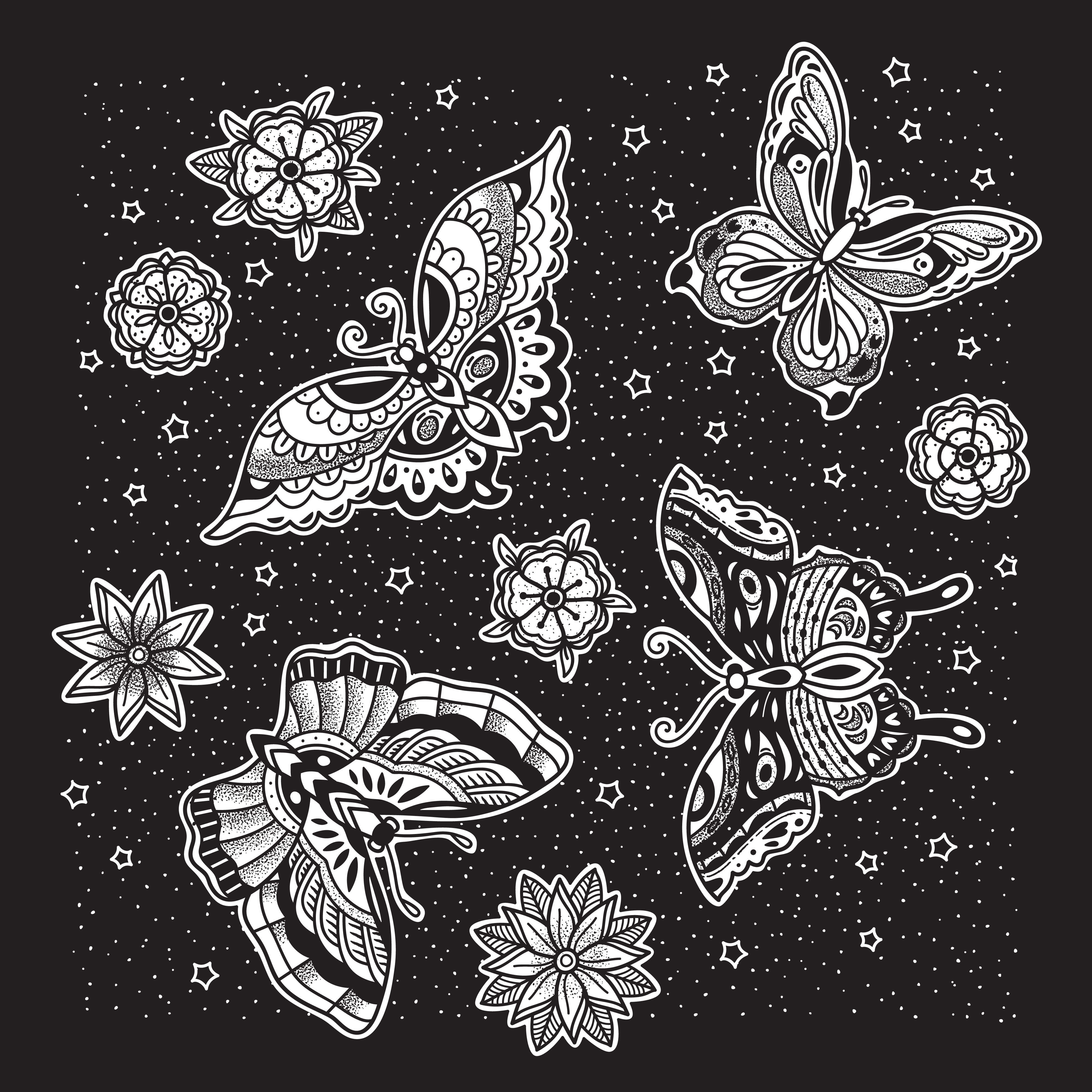 Free Free 203 Butterfly Pattern Svg SVG PNG EPS DXF File