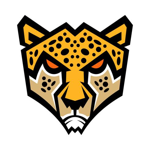 Cheetah big cat vector illustration