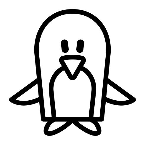 Penguin cartoon illustration