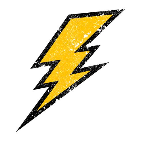 Lightning bolt icon vector