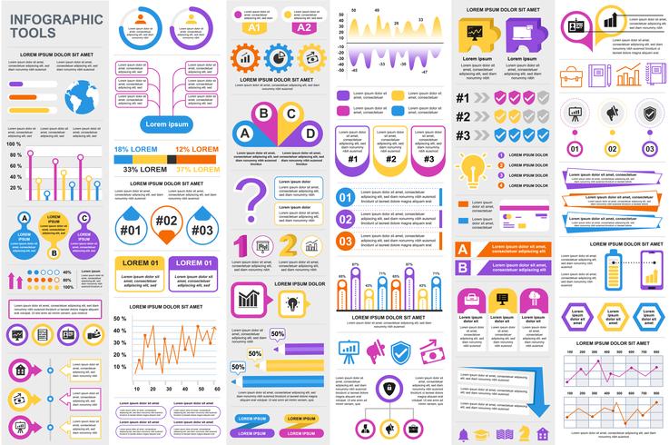 Infographic elements data visualization vector design template. Can be used for steps, options, business processes, workflow, diagram, flowchart concept, timeline, marketing icons, info graphics.