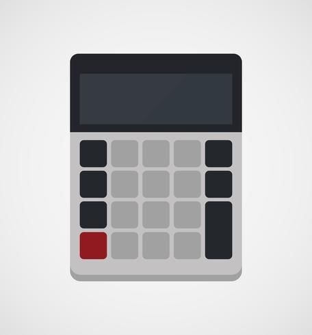 Calculadora en diseño plano. vector