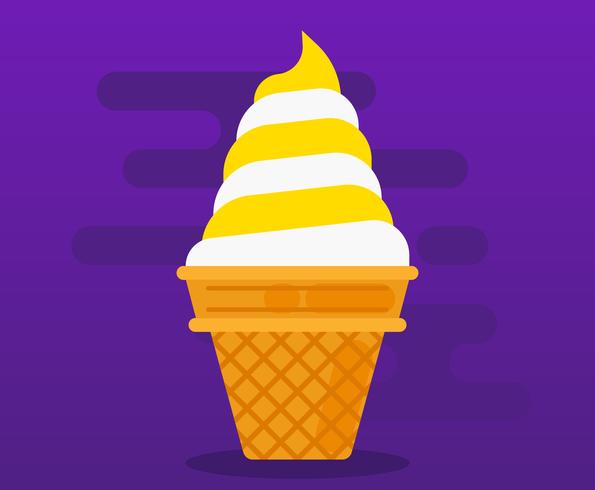 Helado de verano vector