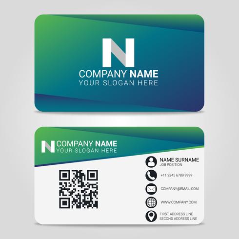 Vector Business Card Modern Design Template