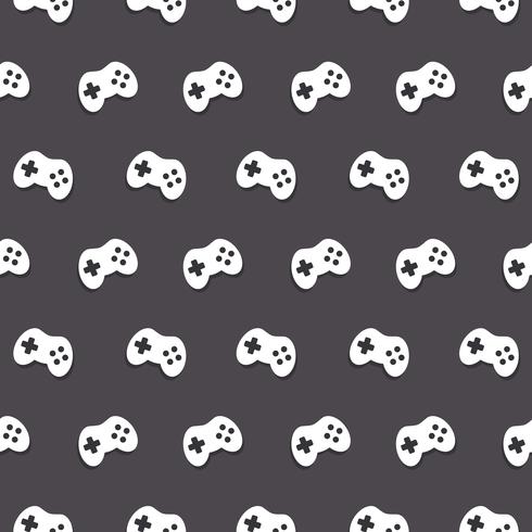 Vector Seamless Game Controller Pattern