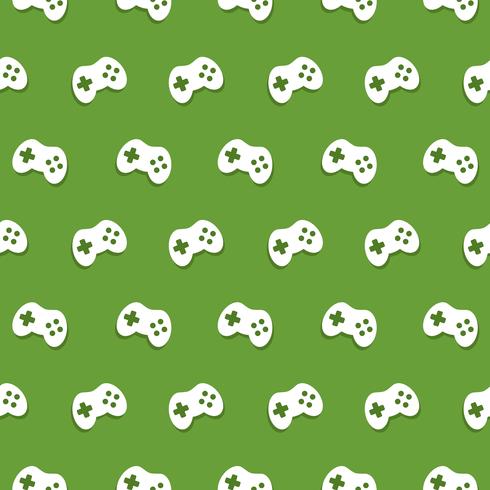 Vector Seamless Game Controller Pattern