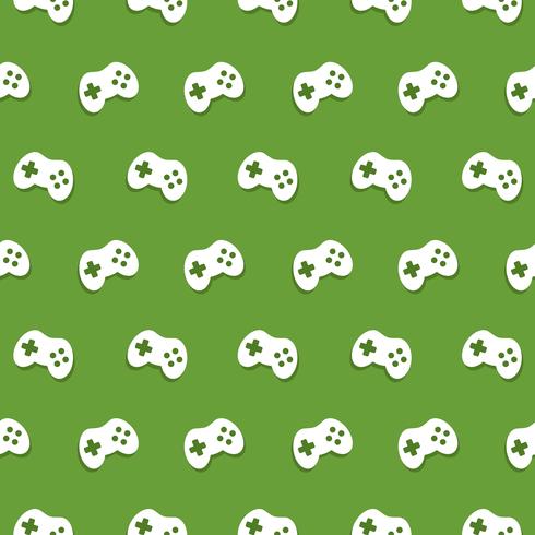 Vector Seamless Game Controller Pattern