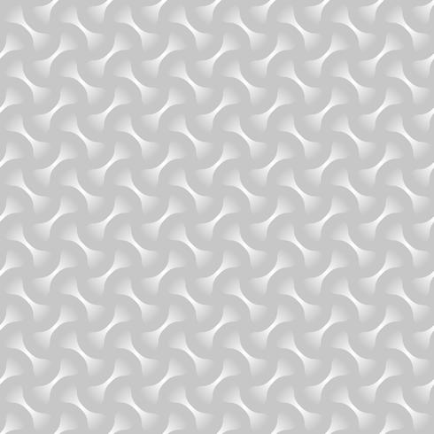 White geometric circular abstract seamless pattern background vector