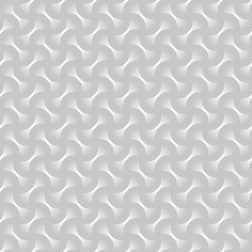 Fondo inconsútil abstracto circular geométrico blanco del modelo vector