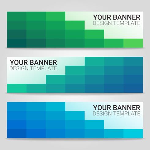 Abstract beautiful banner template background, Vector illustration ,Design for business presentation