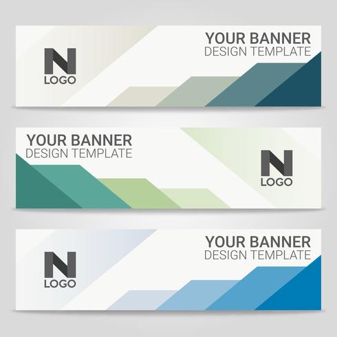 Abstract beautiful banner template background, Vector illustration ,Design for business presentation