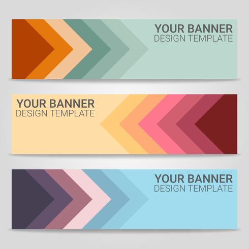 Abstract beautiful banner template background, Vector illustration ,Design for business presentation