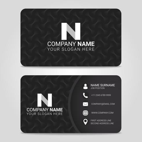 Vector Business Card Modern Design Template