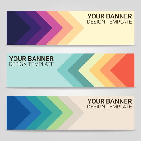 Abstract beautiful banner template background, Vector illustration ,Design for business presentation