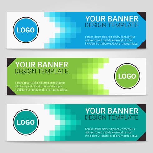Abstract beautiful banner template background, Vector illustration ,Design for business presentation