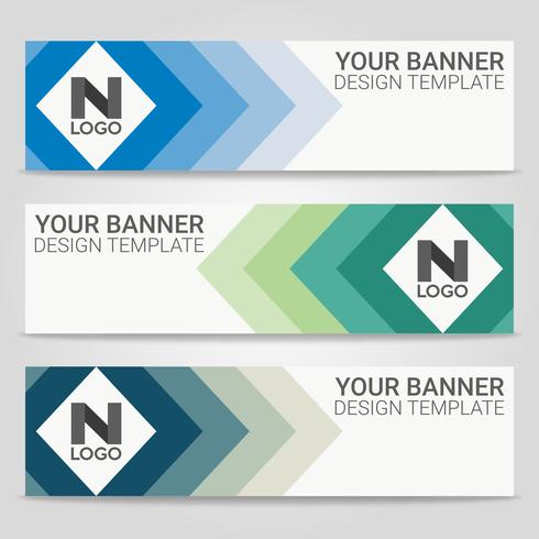 Abstract beautiful banner template background, Vector illustration ,Design for business presentation