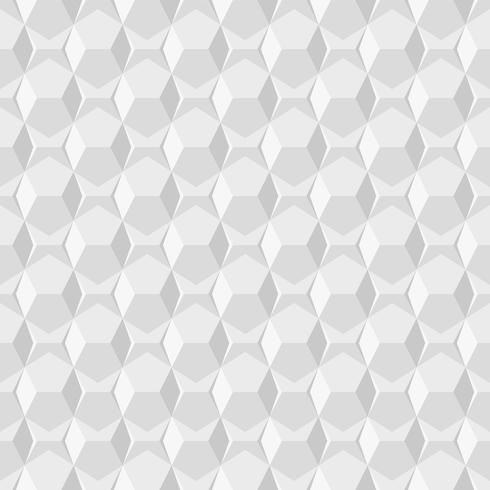White geometric circular abstract seamless pattern backgroundPrint vector
