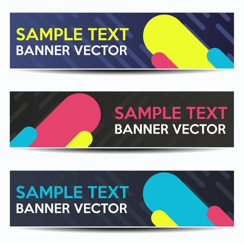 Abstract beautiful banner color gradient background vector