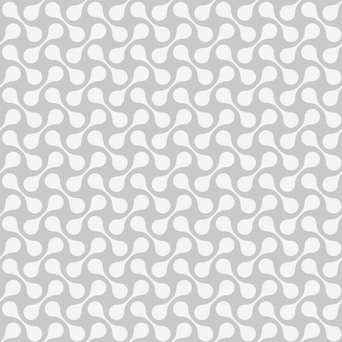 White geometric circular abstract seamless pattern background vector