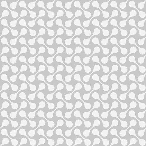 White geometric circular abstract seamless pattern background vector