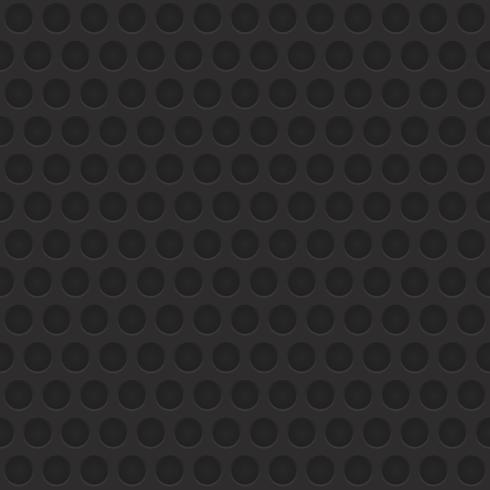 Black  Grey geometric circular abstract seamless pattern background vector