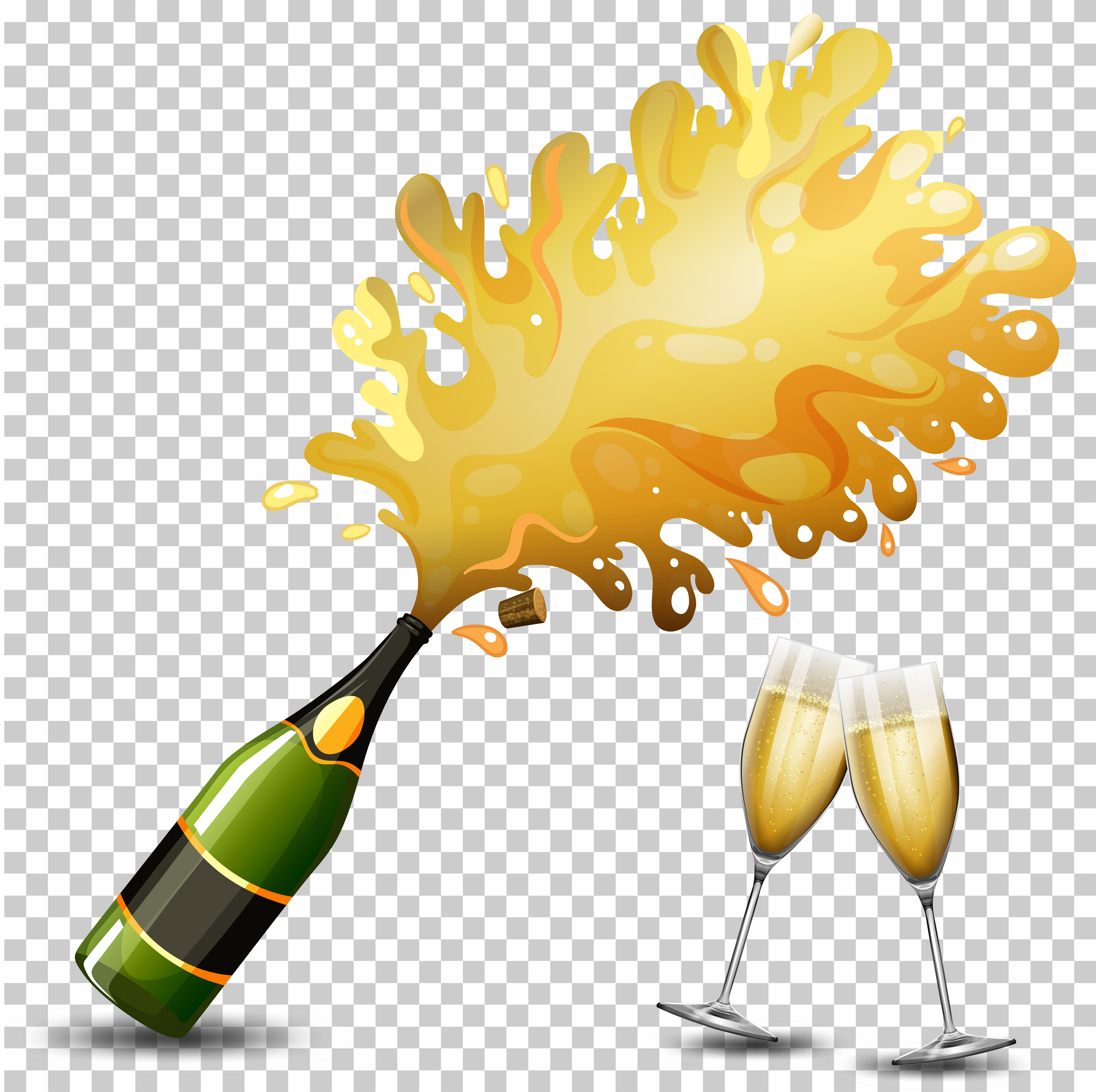 Champagne Vector Png