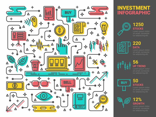 Investment Infographic vector