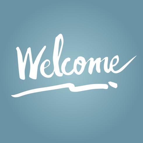 Welcome vector