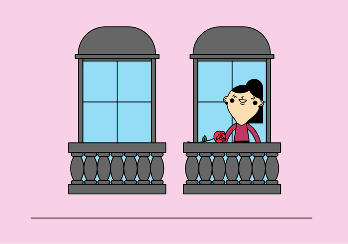 Balcony vector