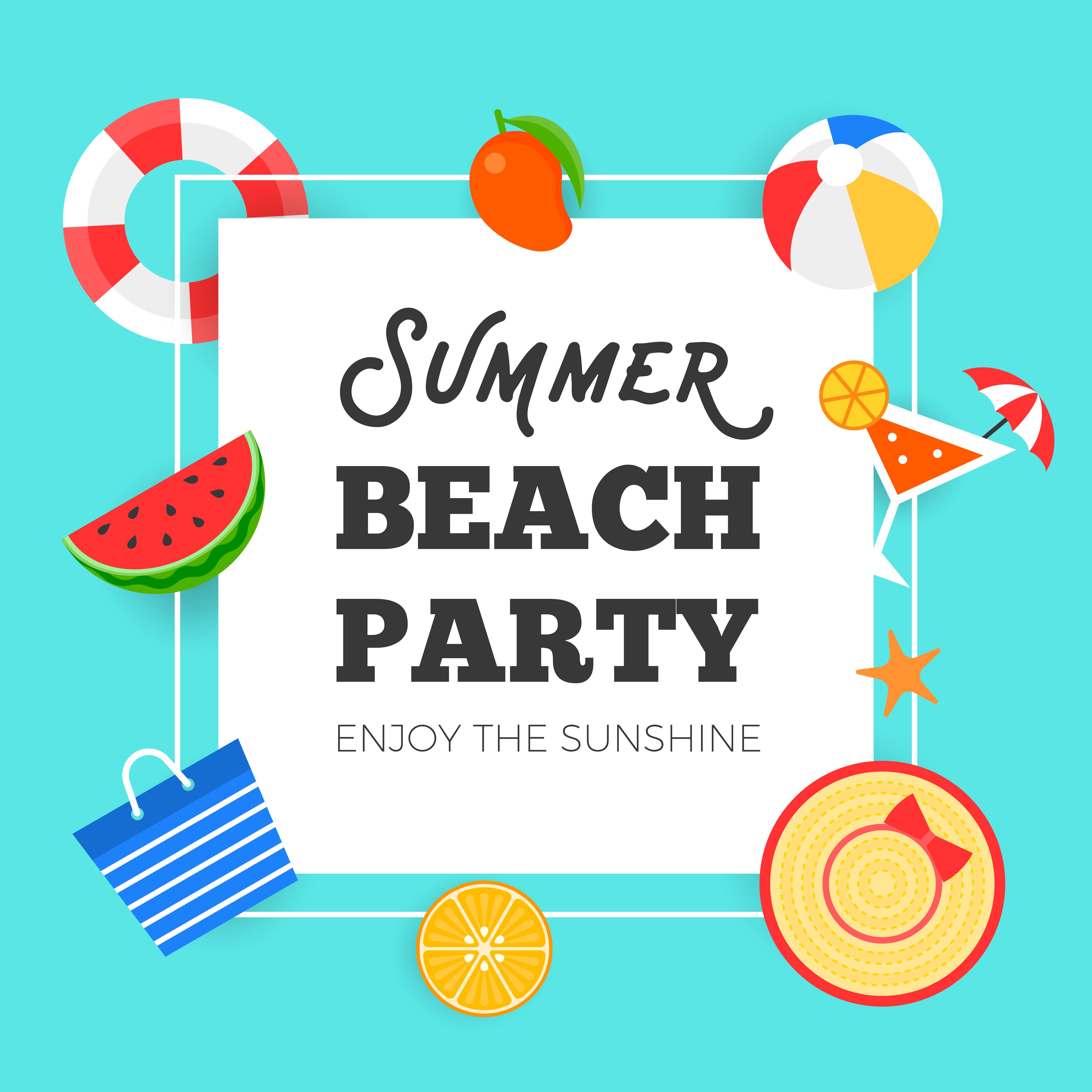 Summer time, Summer beach party vector illustration 541827 Vector Art