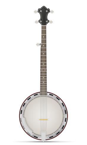 banjo stock vector illustration