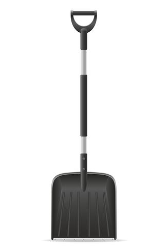 snow shovels vector illustration
