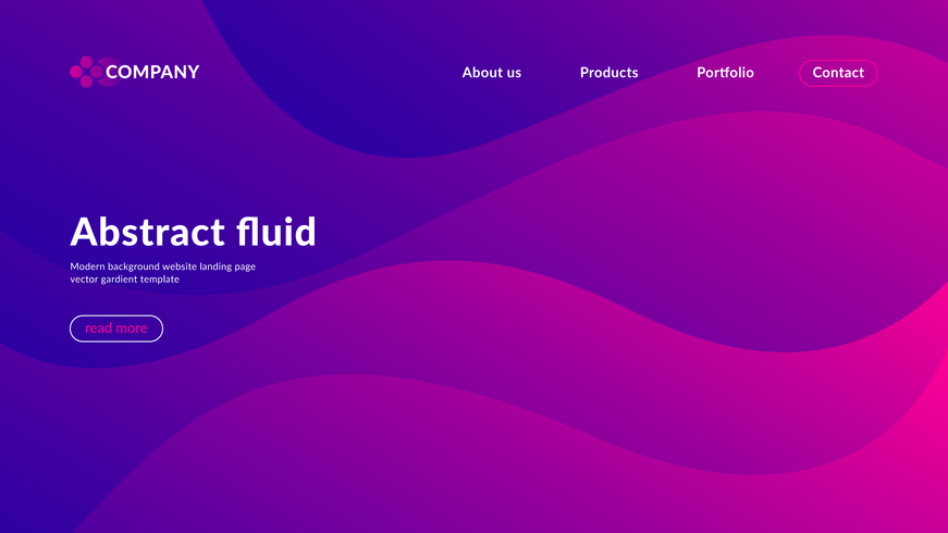 Abstract Background Website Landing Page vector