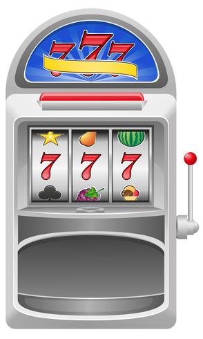 slot machine vector illustration