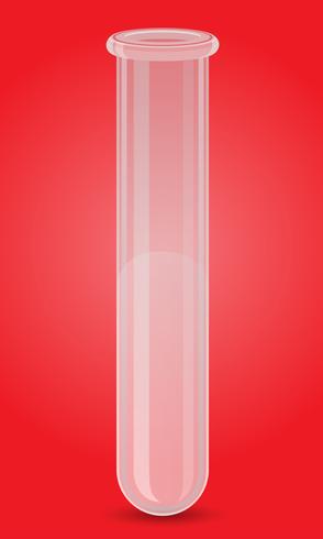 glass test tube vector illustration