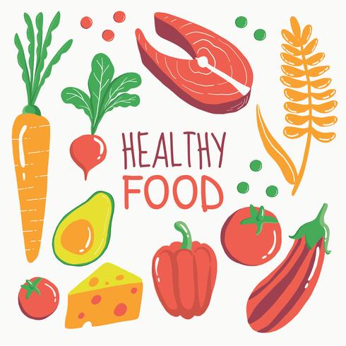 Healthy Food Vector Design