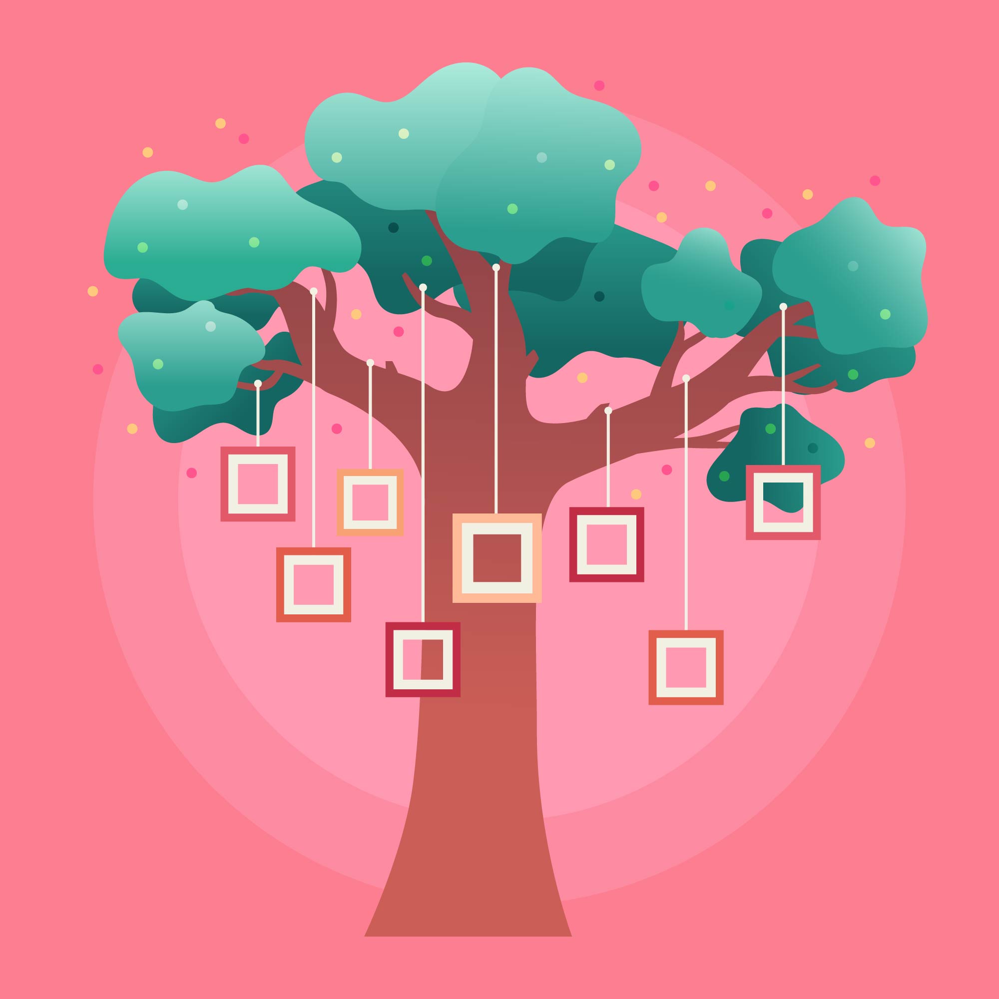 Árbol genealógico plantilla vector 542209 Descargar Vectores Gratis, Illustrator Graficos