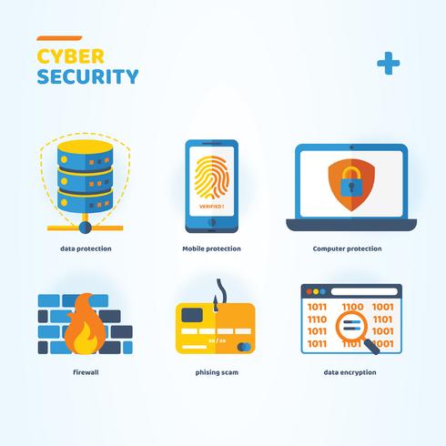 Cyber Security Icons Vector Pack