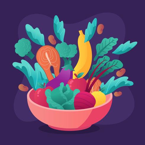 Healthy Food Vector