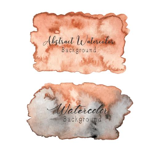 Abstract watercolor background. Watercolor element for card. Vector illustration.