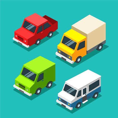 Isometric Car Vector