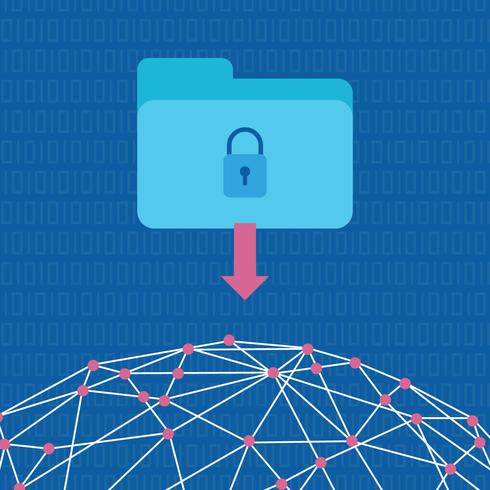 Security On The Web vector