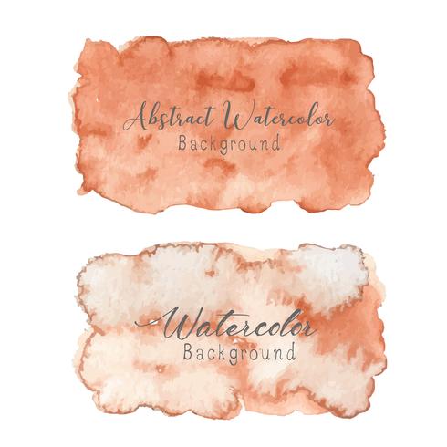 Abstract watercolor background. Watercolor element for card. Vector illustration.