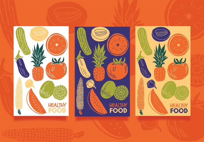 Healthy Food Vector Design