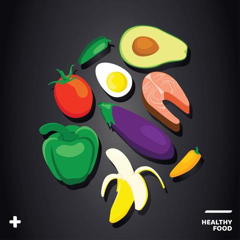 Healthy Food Vector Design