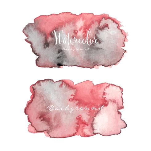 Abstract watercolor background. Watercolor element for card. Vector illustration.