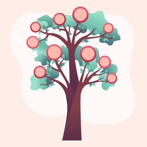 Family Tree Template Vector