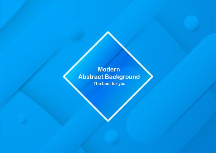 Abstract blue background with copy space for white text. Modern template design for cover, brochure, web banner and magazine. Vector illustration in new trend.