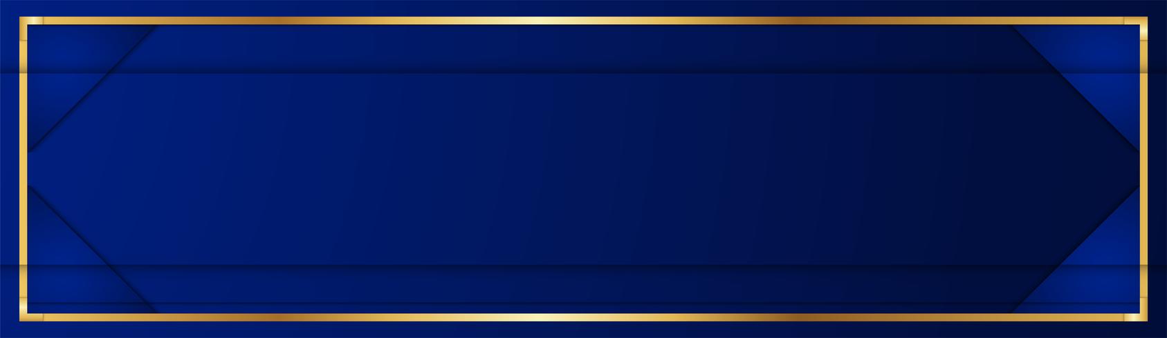 Abstract blue background in premium indian style. Template design for cover, business presentation, web banner, wedding invitation and luxury packaging. Vector illustration with golden border.